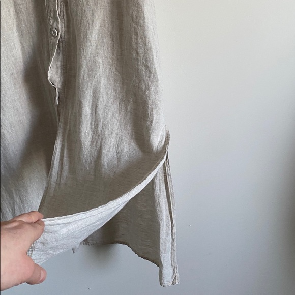 Ingrid Munt Linen Collar Dress / Duster - Picture 4 of 8